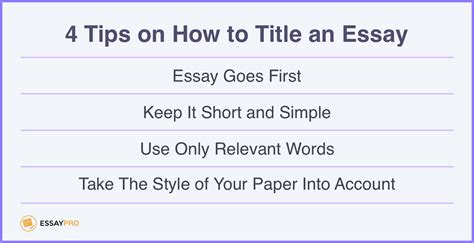 How to Write a Good Title for an Essay: Tips and Strategies for Creating Catchy Headlines